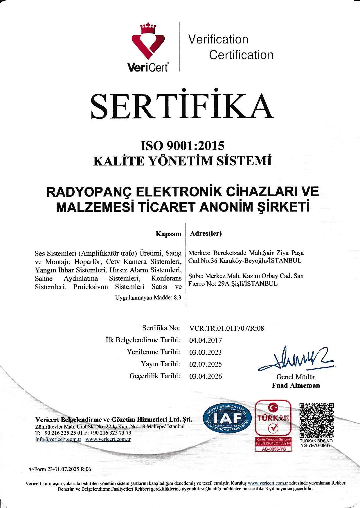ISO 9001:2015